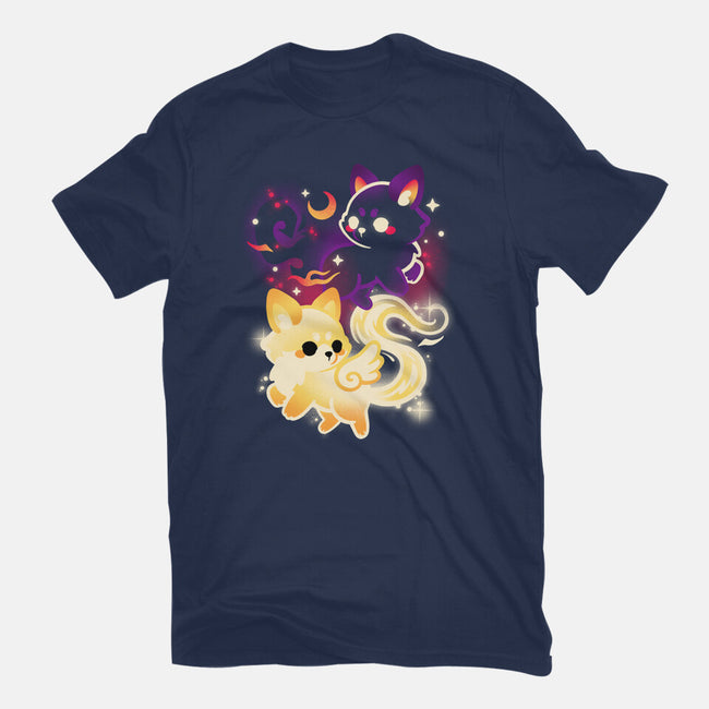 Night And Day Foxes-Mens-Premium-Tee-NemiMakeit