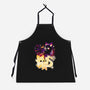 Night And Day Foxes-Unisex-Kitchen-Apron-NemiMakeit