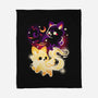 Night And Day Foxes-None-Fleece-Blanket-NemiMakeit