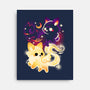 Night And Day Foxes-None-Stretched-Canvas-NemiMakeit