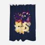 Night And Day Foxes-None-Polyester-Shower Curtain-NemiMakeit
