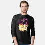 Night And Day Foxes-Mens-Long Sleeved-Tee-NemiMakeit