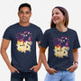 Night And Day Foxes-Unisex-Basic-Tee-NemiMakeit