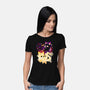 Night And Day Foxes-Womens-Basic-Tee-NemiMakeit