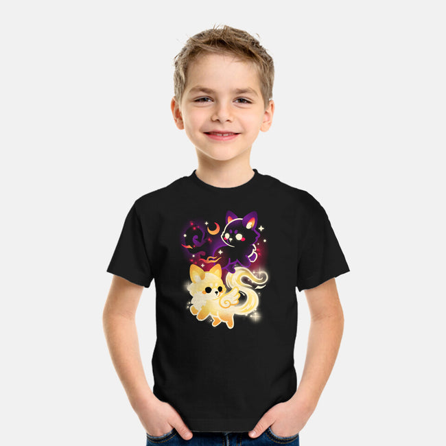 Night And Day Foxes-Youth-Basic-Tee-NemiMakeit