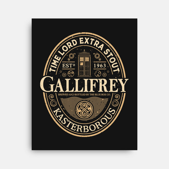 Time Lord Stout-None-Stretched-Canvas-retrodivision