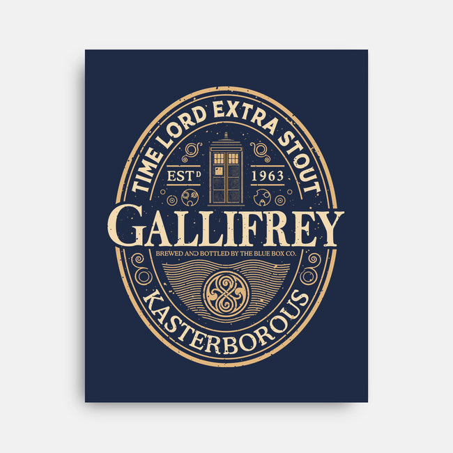 Time Lord Stout-None-Stretched-Canvas-retrodivision