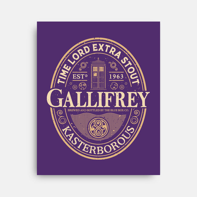 Time Lord Stout-None-Stretched-Canvas-retrodivision