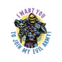 Join The Evil Army-Unisex-Crew Neck-Sweatshirt-glitchygorilla