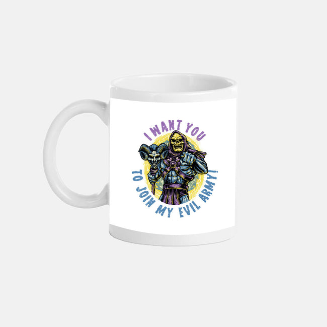 Join The Evil Army-None-Mug-Drinkware-glitchygorilla