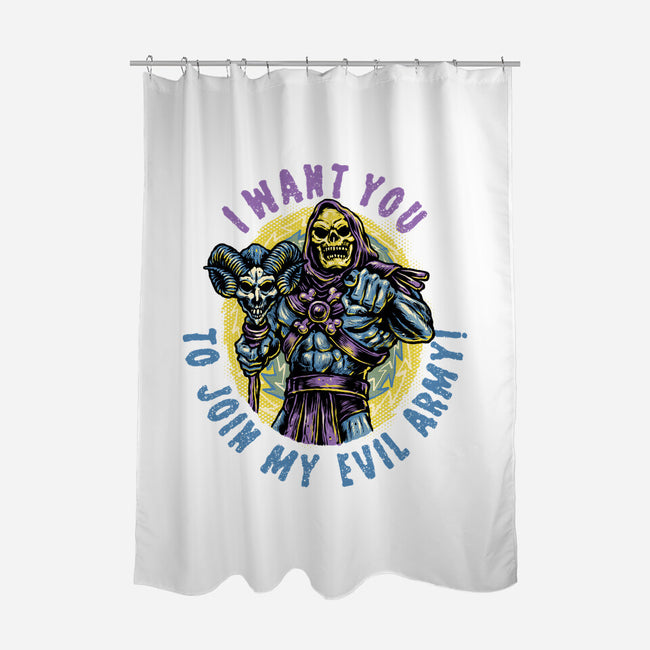 Join The Evil Army-None-Polyester-Shower Curtain-glitchygorilla