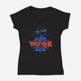 Stranger Radio-Womens-V-Neck-Tee-Getsousa!