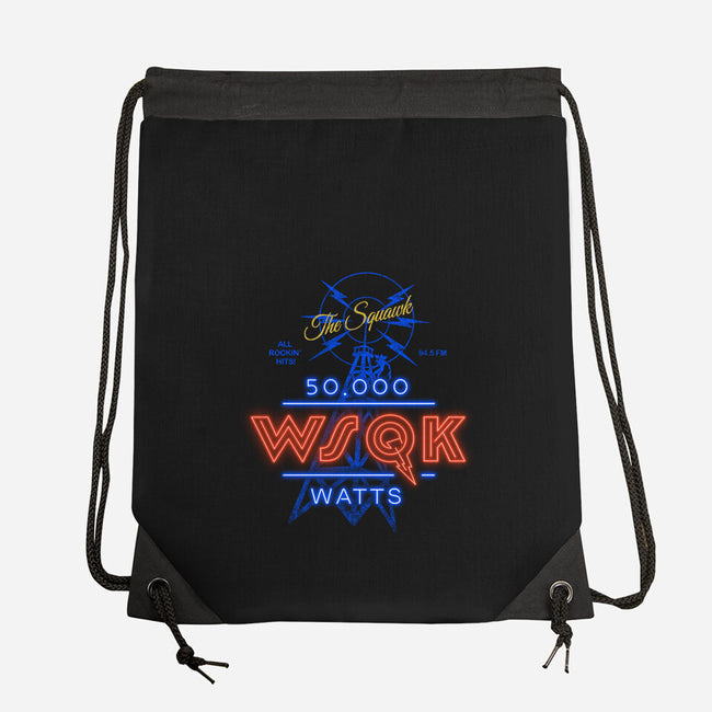 Stranger Radio-None-Drawstring-Bag-Getsousa!