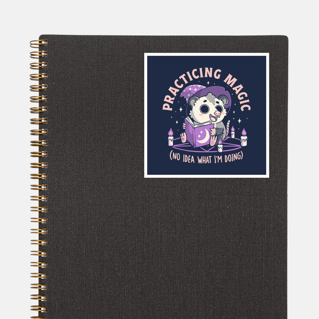 Practicing Magic-None-Glossy-Sticker-koalastudio