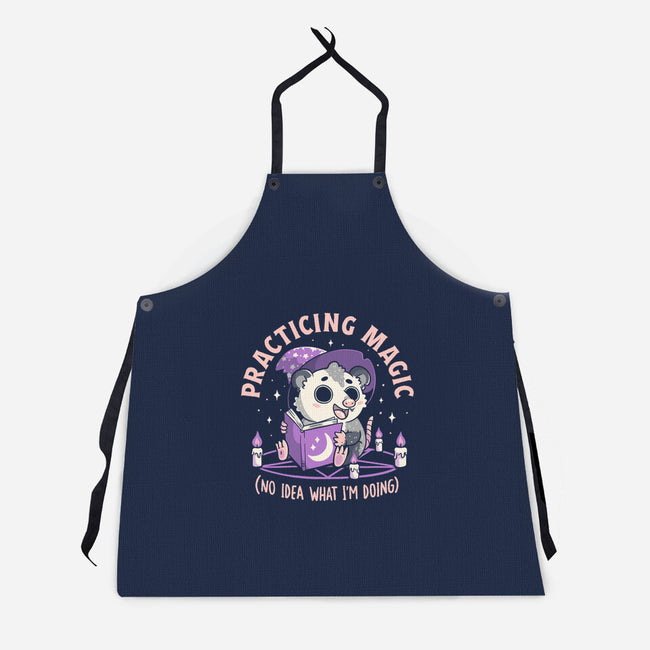 Practicing Magic-Unisex-Kitchen-Apron-koalastudio