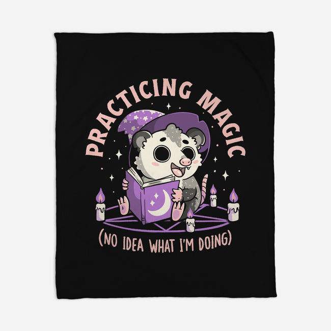 Practicing Magic-None-Fleece-Blanket-koalastudio