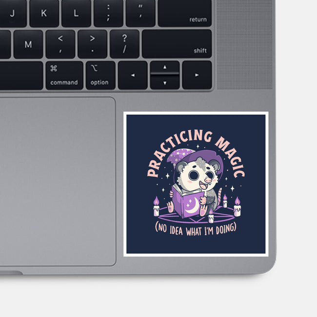 Practicing Magic-None-Glossy-Sticker-koalastudio