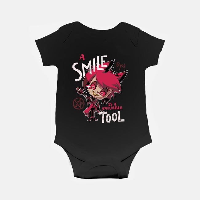 A Smile-Baby-Basic-Onesie-Geekydog