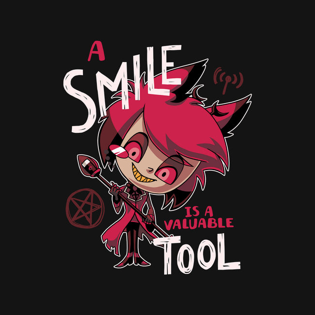 A Smile-Womens-Racerback-Tank-Geekydog