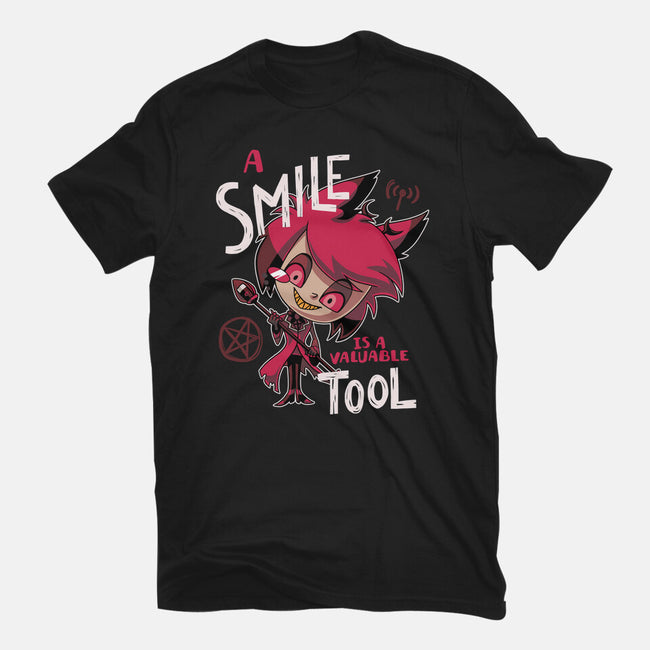 A Smile-Mens-Basic-Tee-Geekydog