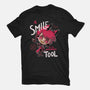 A Smile-Womens-Fitted-Tee-Geekydog