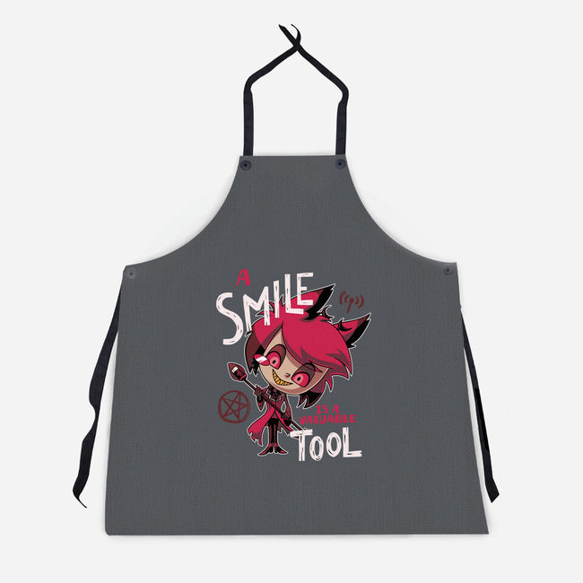 A Smile-Unisex-Kitchen-Apron-Geekydog