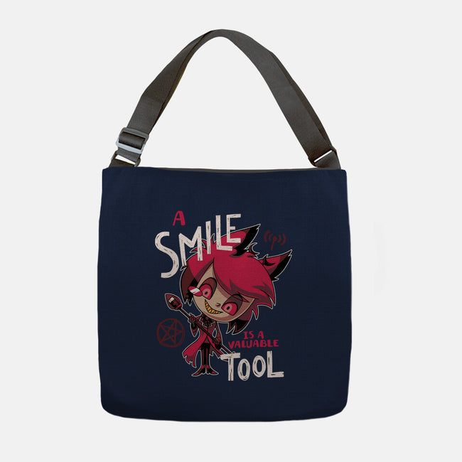 A Smile-None-Adjustable Tote-Bag-Geekydog