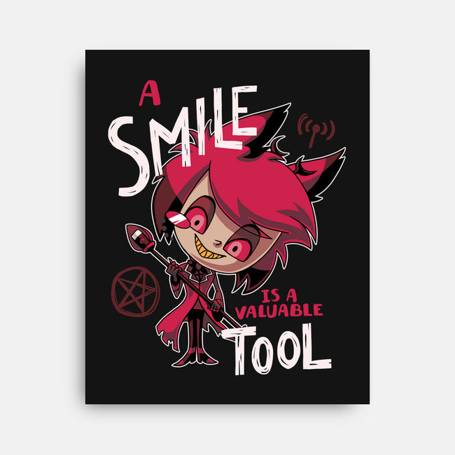 A Smile-None-Stretched-Canvas-Geekydog