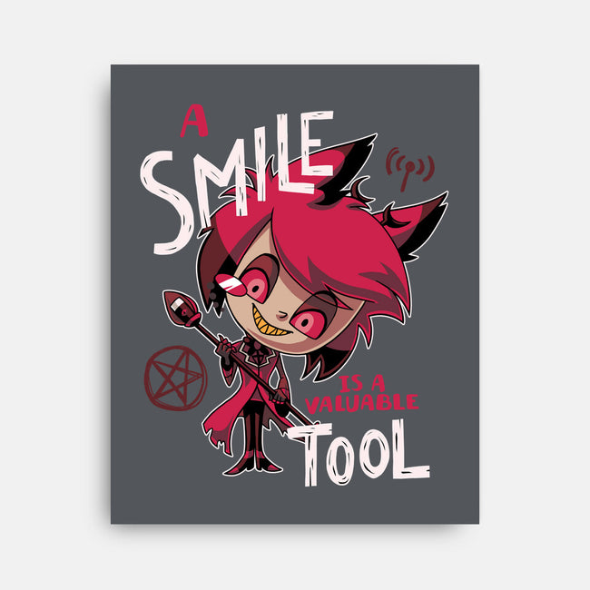 A Smile-None-Stretched-Canvas-Geekydog