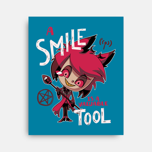 A Smile-None-Stretched-Canvas-Geekydog