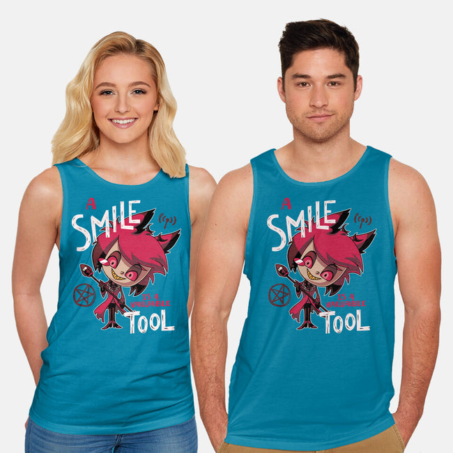 A Smile-Unisex-Basic-Tank-Geekydog