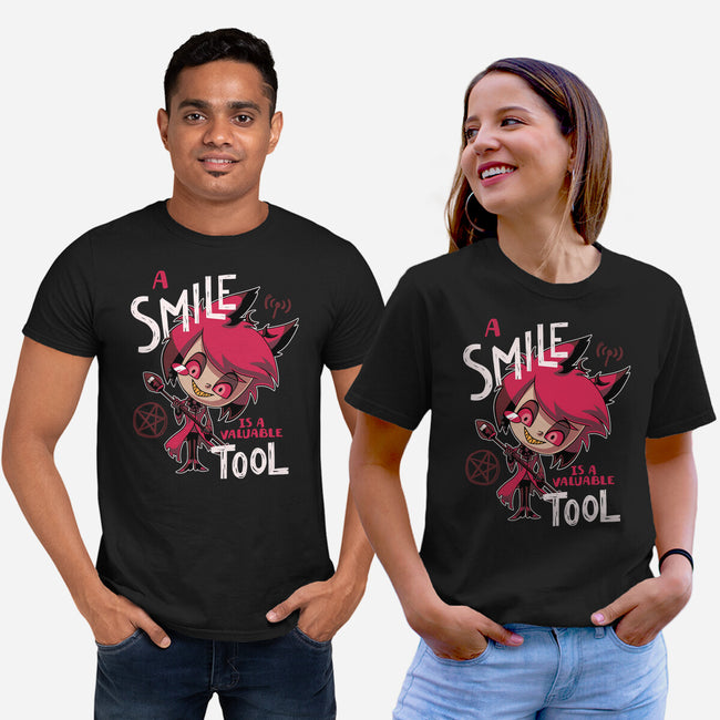 A Smile-Unisex-Basic-Tee-Geekydog