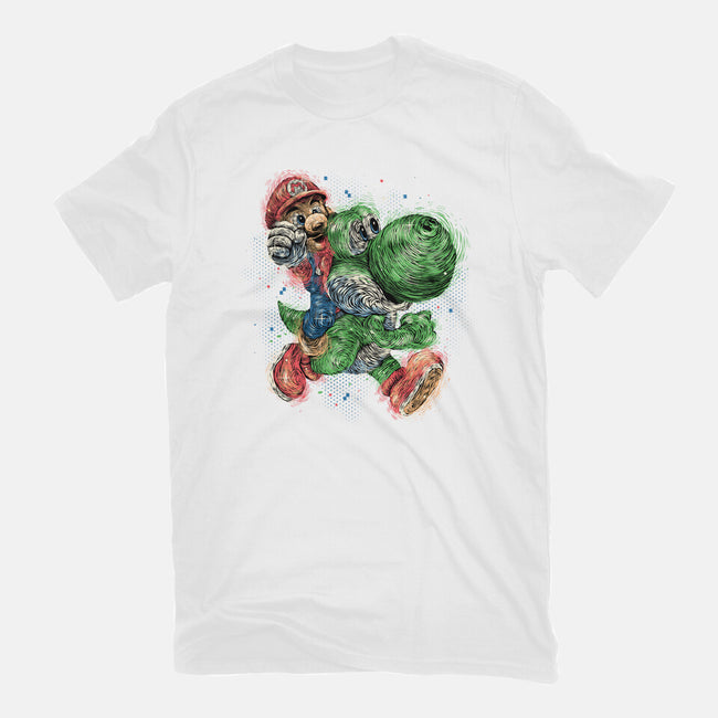 Heroes Of The Kingdom-Unisex-Basic-Tee-glitchygorilla