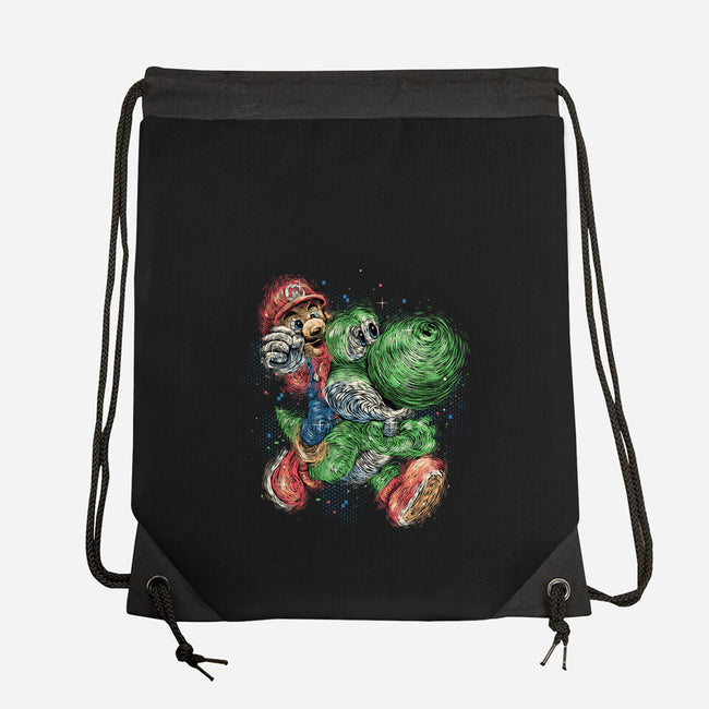 Heroes Of The Kingdom-None-Drawstring-Bag-glitchygorilla