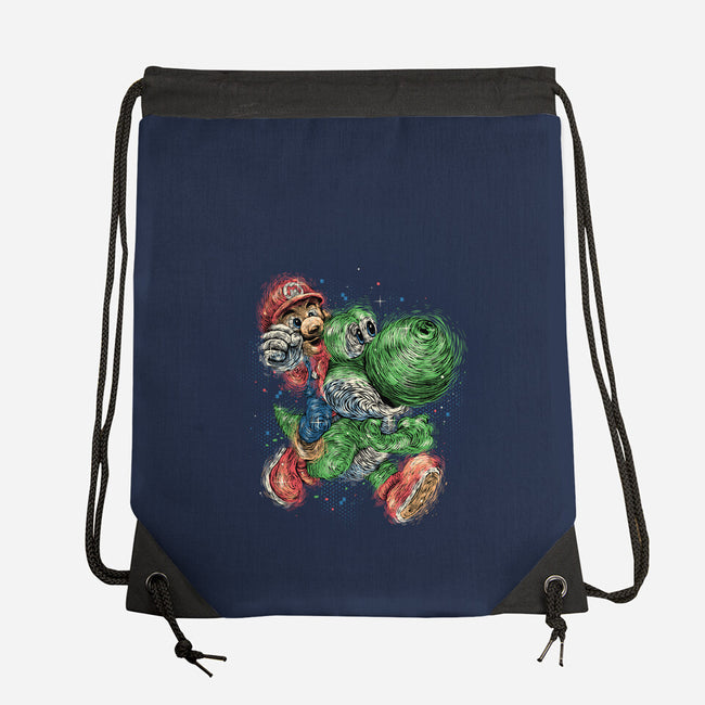 Heroes Of The Kingdom-None-Drawstring-Bag-glitchygorilla