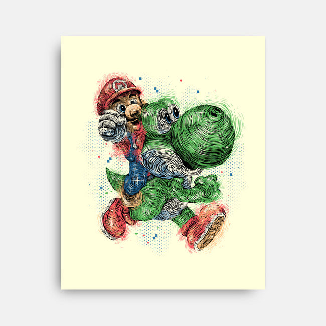 Heroes Of The Kingdom-None-Stretched-Canvas-glitchygorilla