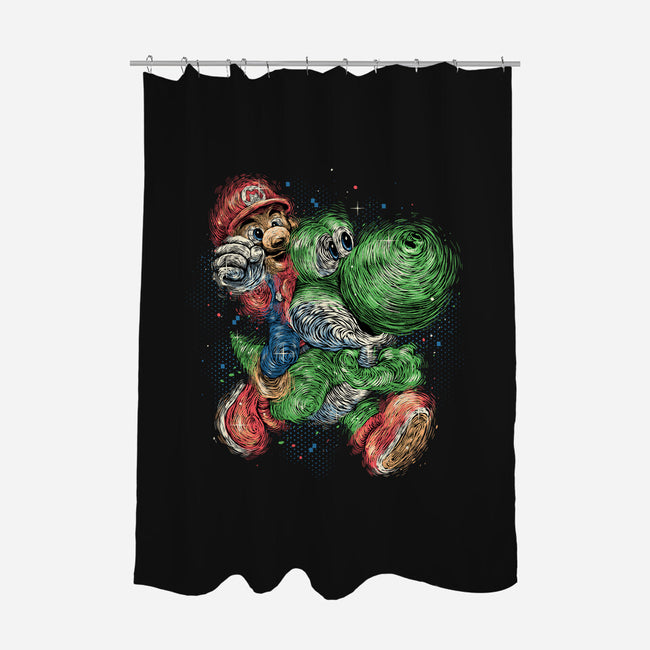 Heroes Of The Kingdom-None-Polyester-Shower Curtain-glitchygorilla