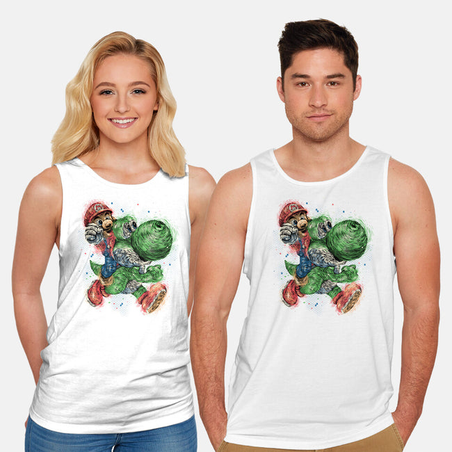Heroes Of The Kingdom-Unisex-Basic-Tank-glitchygorilla