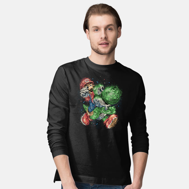 Heroes Of The Kingdom-Mens-Long Sleeved-Tee-glitchygorilla