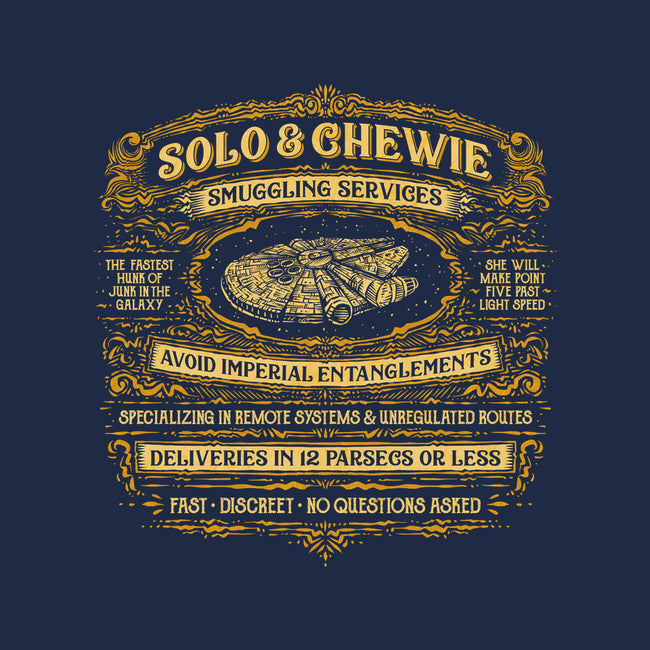 Solo And Chewie Smuggling Services-None-Fleece-Blanket-kg07