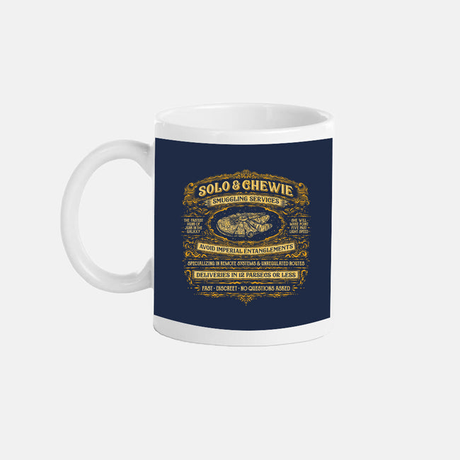 Solo And Chewie Smuggling Services-None-Mug-Drinkware-kg07