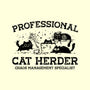 Professional Cat Herder-None-Drawstring-Bag-kg07