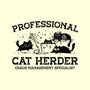 Professional Cat Herder-Mens-Basic-Tee-kg07