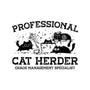 Professional Cat Herder-Mens-Basic-Tee-kg07