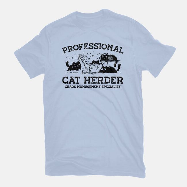 Professional Cat Herder-Mens-Heavyweight-Tee-kg07