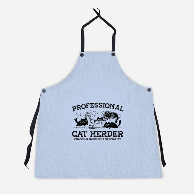 Professional Cat Herder-Unisex-Kitchen-Apron-kg07