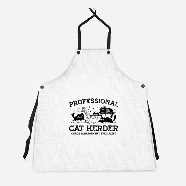 Professional Cat Herder-Unisex-Kitchen-Apron-kg07