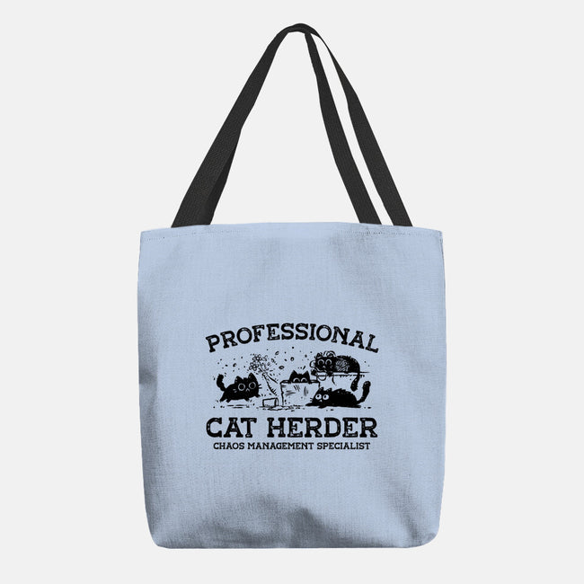 Professional Cat Herder-None-Basic Tote-Bag-kg07