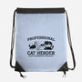 Professional Cat Herder-None-Drawstring-Bag-kg07