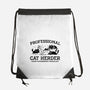 Professional Cat Herder-None-Drawstring-Bag-kg07